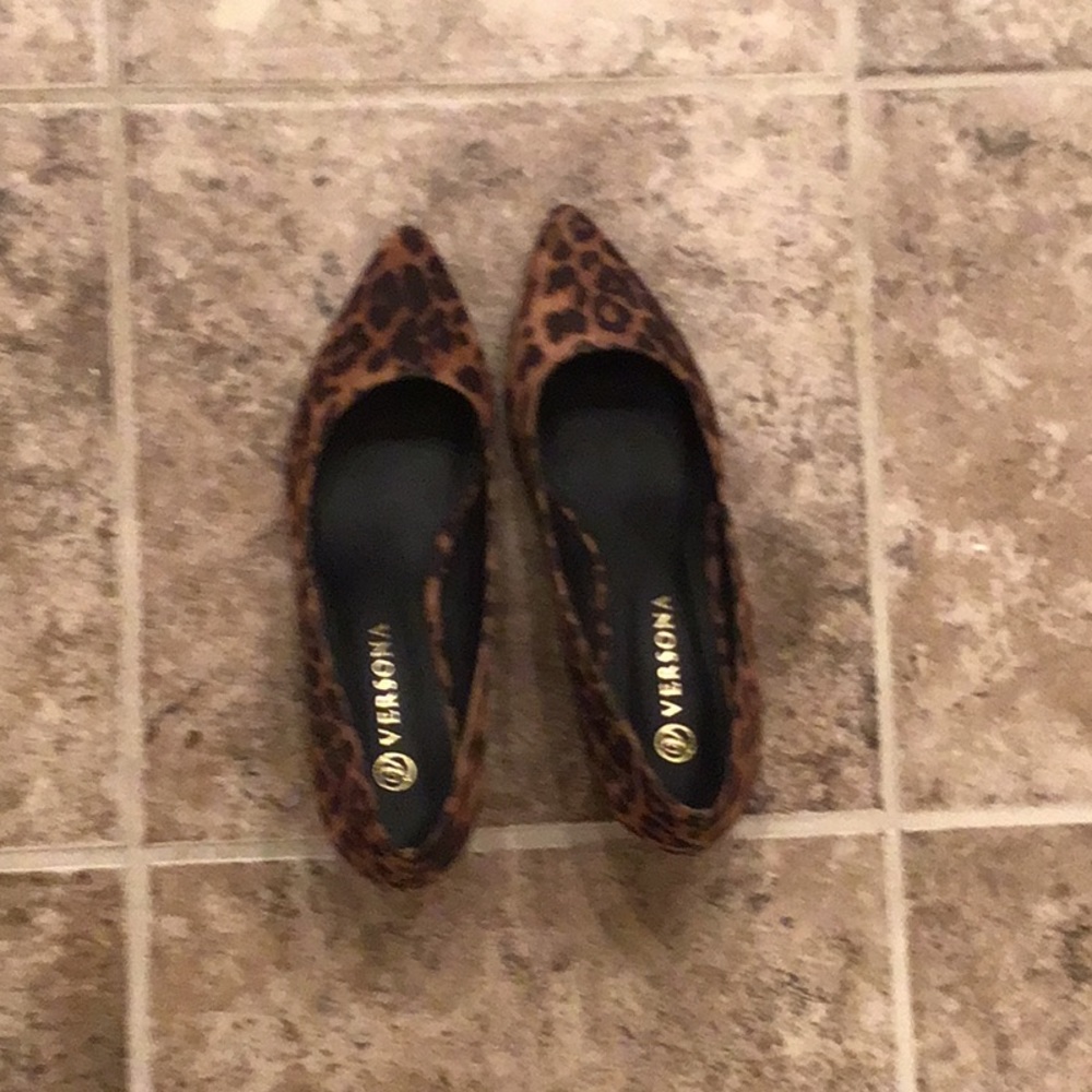 Cheetah print shoes